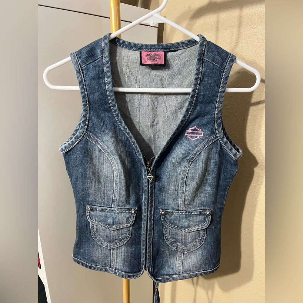 Harley Davidson Denim Vest
